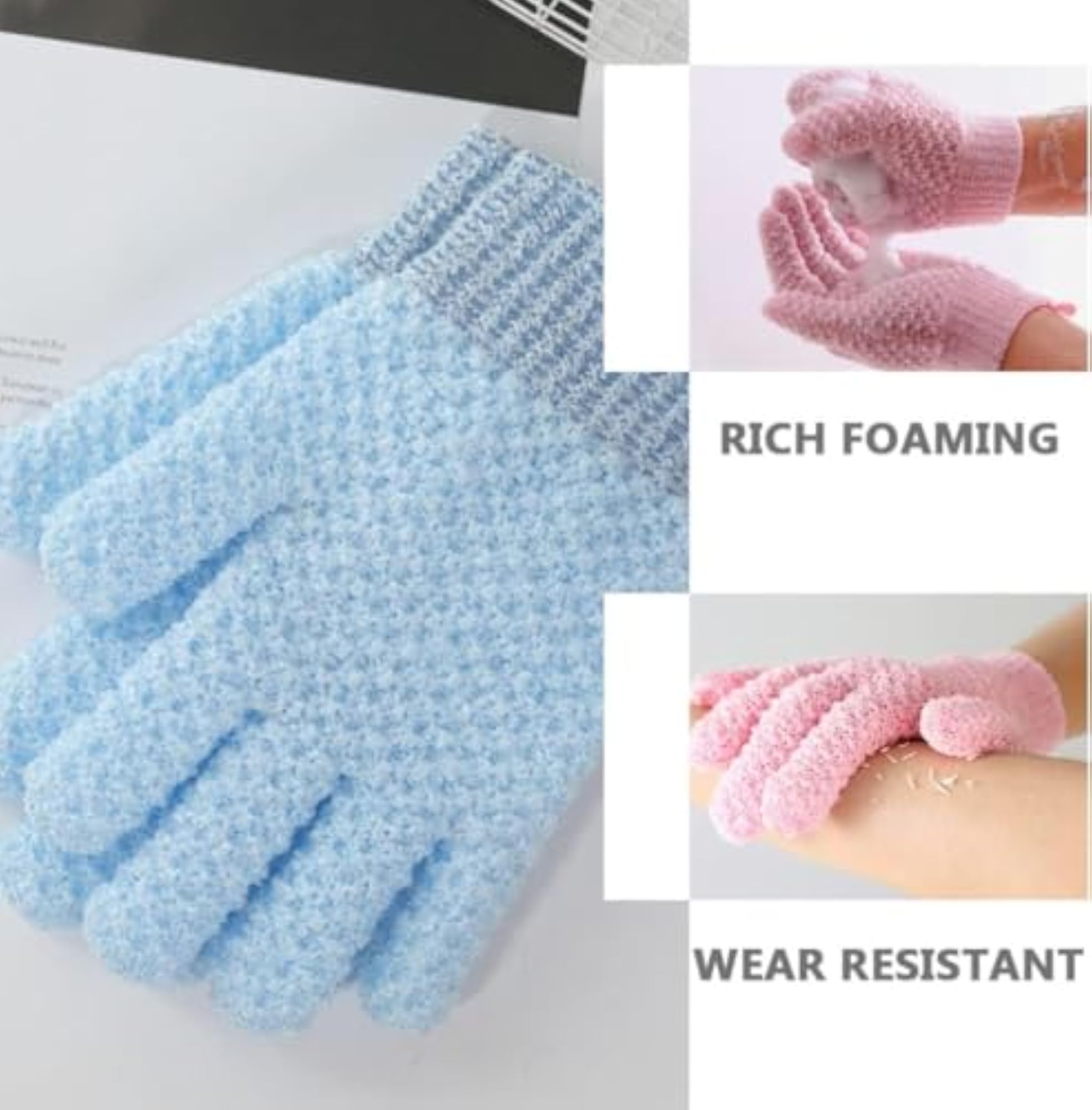 Exfoliating Bath Glove Shower Gloves, Skin Care